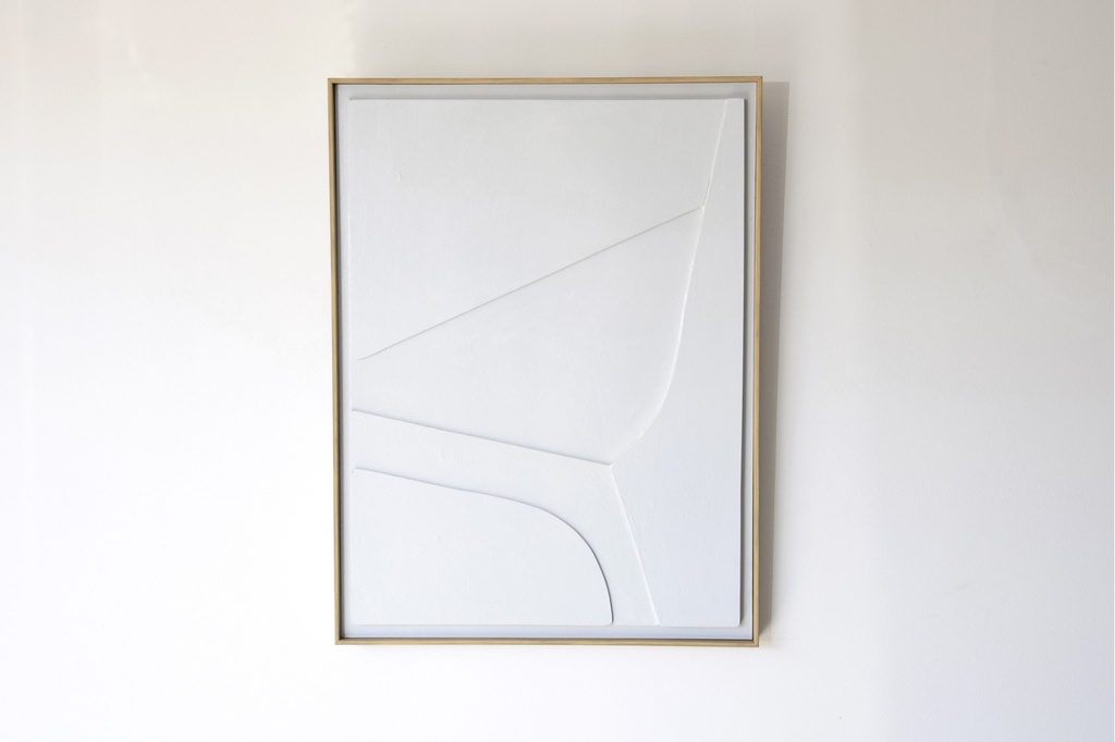 [34SI22351] CUADRO RELIEVE GRIS CLARO N.1