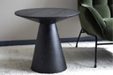 MESA AUX. REDONDA FRESNO NEGRO MATE