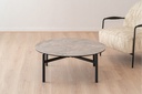 MESA DE CENTRO SAND. CERÁMICO Y METAL