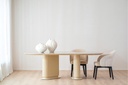 MESA COMEDOR DUNE. LACADO Y CERÁMICO