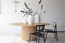 MESA COMEDOR OVAL FRESNO NATURAL