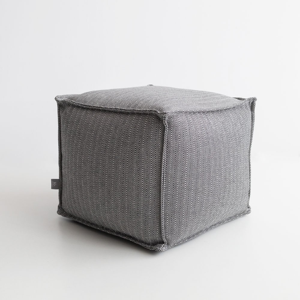 Puf Altea Cube con tela Colonia