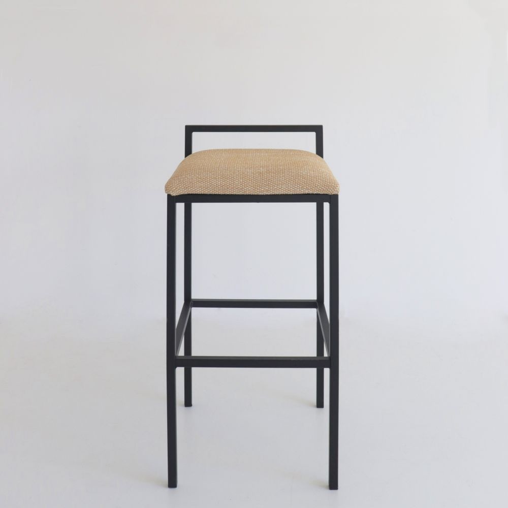 Taburete Togo con tela Serra