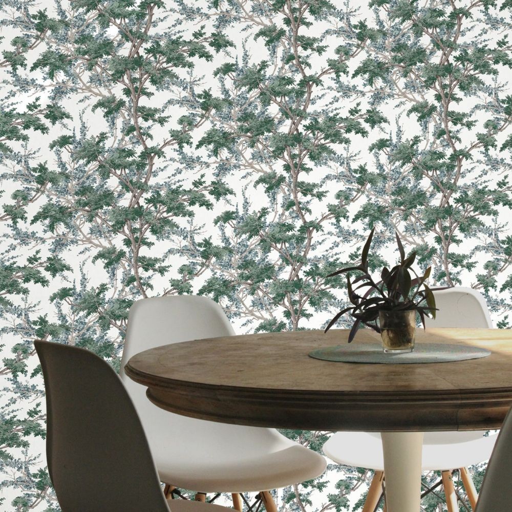 Papel pintado Aldbury verde