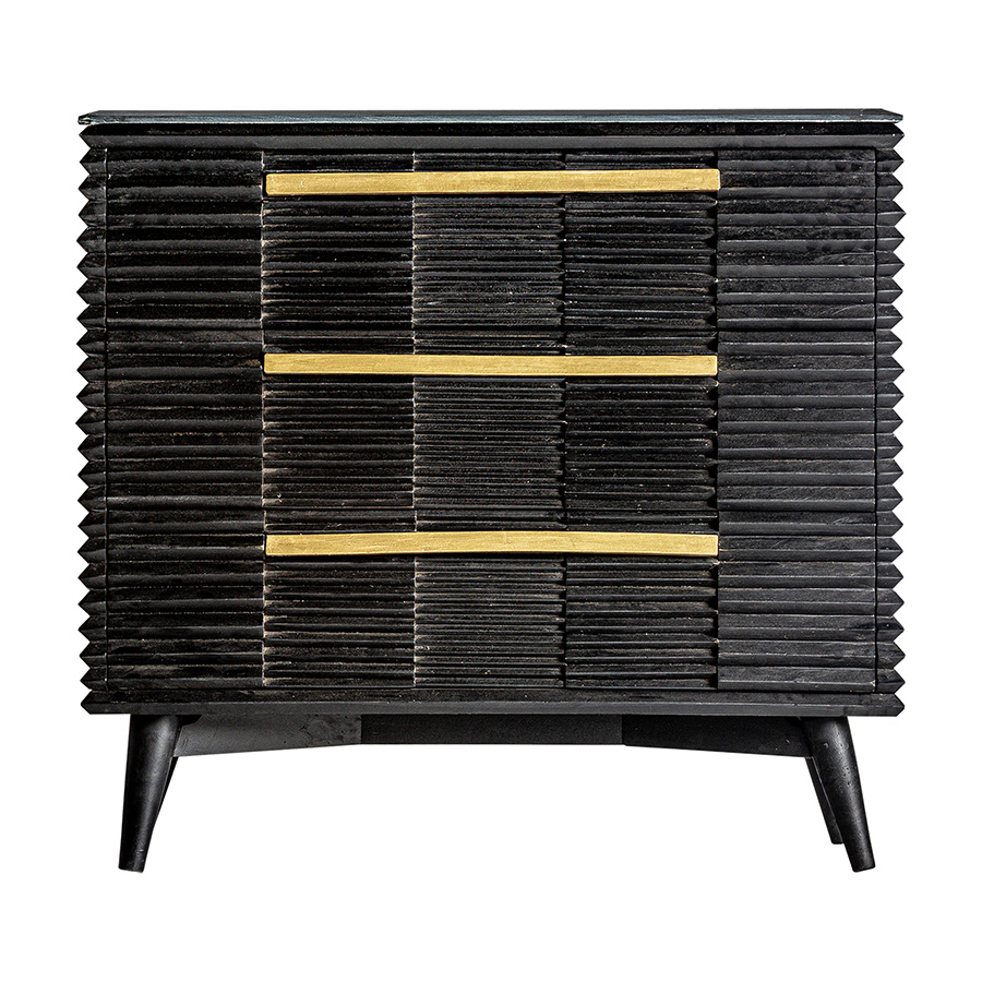 Cómoda plissé wood