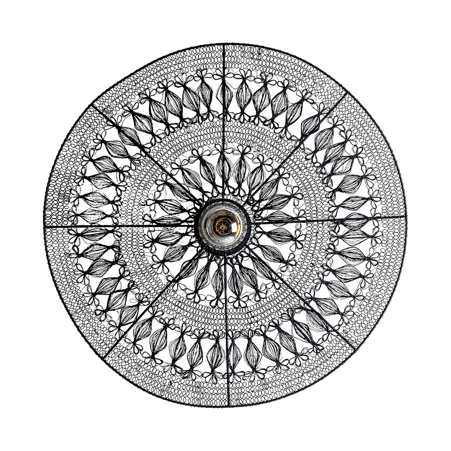 Lámpara de pared redonda