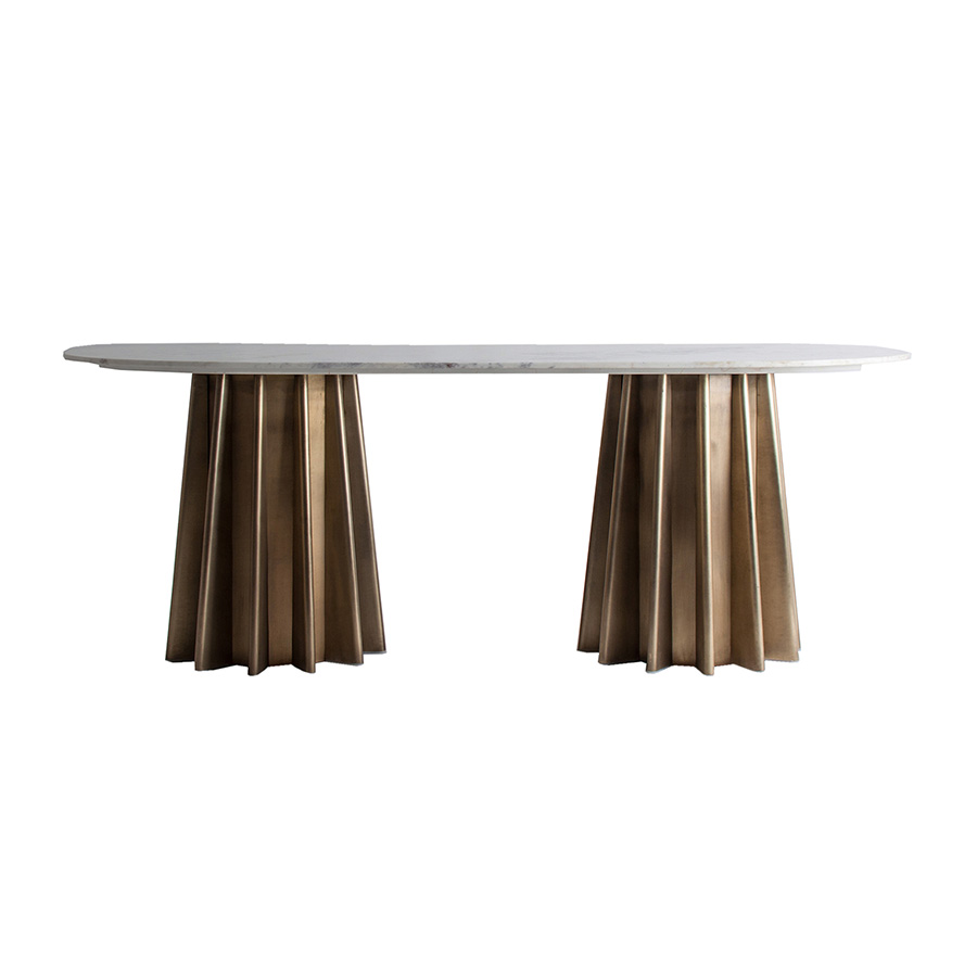 Mesa comedor oval lezey