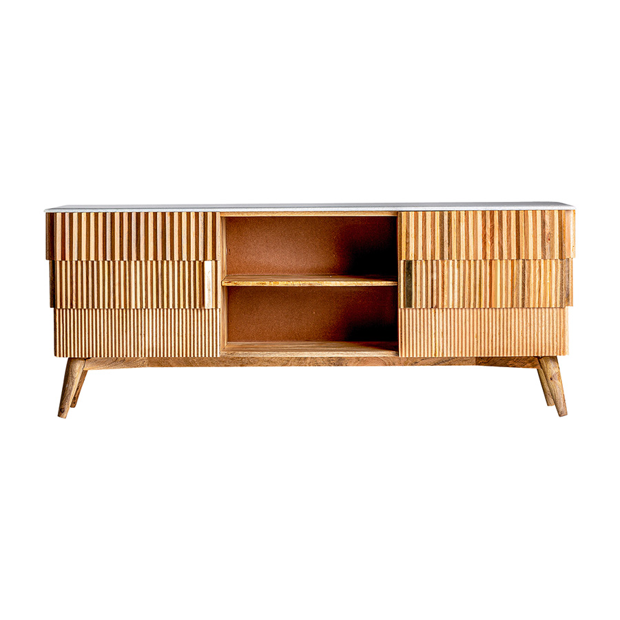 Mueble tv plissé wood