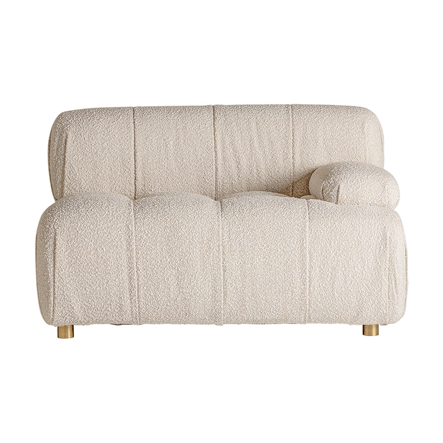 Sofá modular scorze bouclé