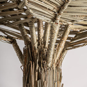 de estilo étnico. Fabricado en fibra natural