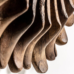 de estilo étnico. Fabricado en madera de mango reciclada