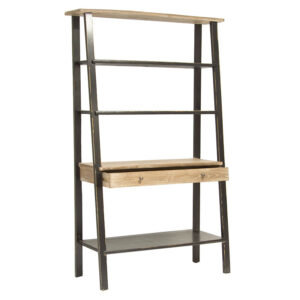 de estilo industrial. Fabricado en madera de olmo.