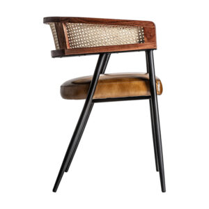 combinado con hierro y piel.