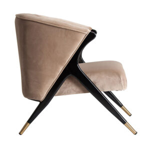 combinado con madera de caucho y terciopelo.