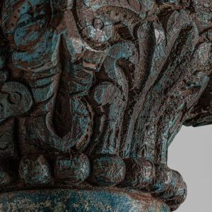 de estilo étnico. Fabricado en madera de teka.