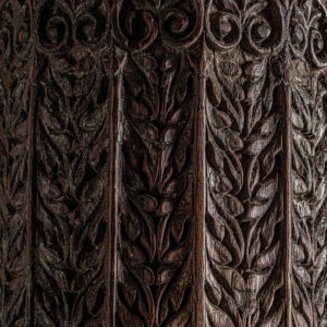 de estilo étnico. Fabricado en madera de teka. Producto desmontable.