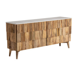 de estilo art deco. Fabricado en madera de mango