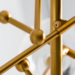 de estilo art deco. Fabricado en hierro