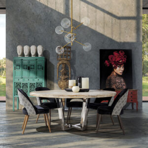 combinado con vidrio. Producto desmontable. Compatible con: 27758.