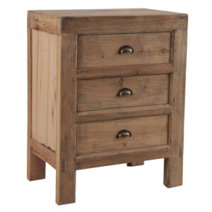 de estilo industrial. Fabricado en madera de olmo.