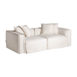 de estilo art deco. Fabricado en lino