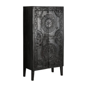 de estilo oriental. Fabricado en madera de mango.