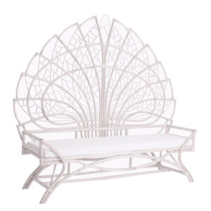 de estilo contemporáneo. Fabricado en ratán.