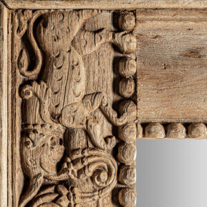 de estilo étnico. Fabricado en madera de teka