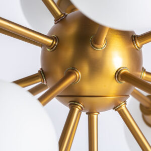 de estilo art deco. Fabricado en latón