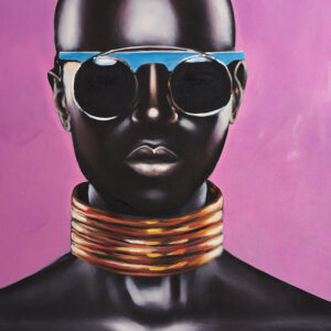 de estilo contemporáneo. Fabricado en lienzo.