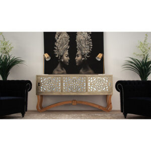 combinado con madera de pino.