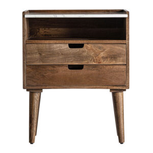 Mesita de noche rectangular ebensee