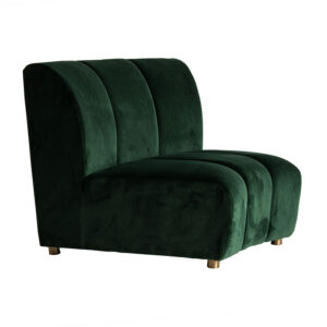 de estilo contemporáneo. Fabricado en terciopelo