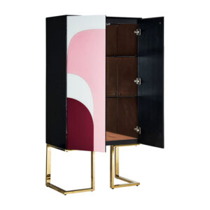 combinado con hierro y madera dm. Producto desmontable.