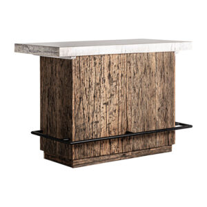 de estilo colonial. Fabricado en madera recuperada