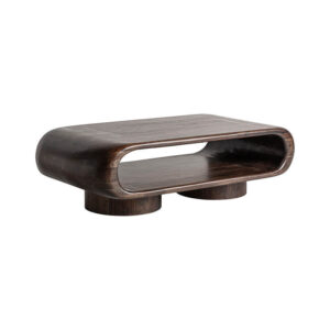 de estilo art deco. Fabricado en madera de acacia.