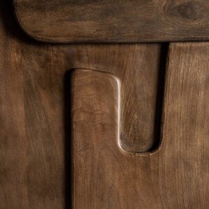 de estilo contemporáneo. Fabricado en madera de mango