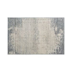 Alfombra hami de estilo clásico fabricado en viscosa en color tonos de azul.