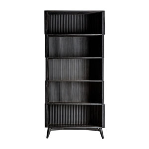 Estanteria Plissé wood de estilo art deco