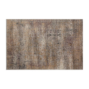 Alfombra ewa de estilo clásico fabricado en viscosa en color tonos oscuros.