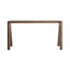 Escritorio wilsau de estilo contemporáneo fabricado en madera de mango en color marrón con acabado natural. Producto desmontable.