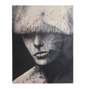 Lienzo Geos de estilo clásico fabricado en lienzo en color tonos oscuros con acabado impreso.