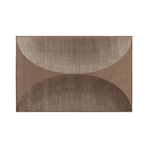 Alfombra akbar de estilo clásico fabricado en viscosa en color tonos en marrón.