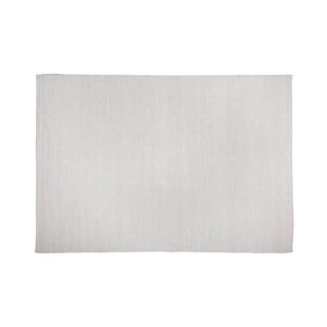 Alfombra kirha de estilo colonial fabricado en pet en color blanco roto.