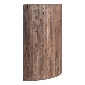 Módulo barra de bar Landshut de estilo rústico fabricado en madera recuperada en color marrón.