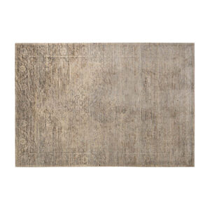 Alfombra Deaher de estilo clásico fabricado en poliéster en color tonos en marrón.