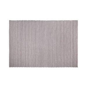 Alfombra helen de estilo colonial fabricado en pet en color blanco en color marrón.