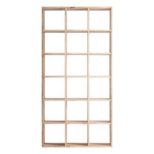 Estanteria Bayereut de estilo clásico fabricado en madera de mango en color marrón claro.