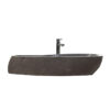 Lavabo Acuario de estilo contemporáneo fabricado en piedra en color gris en color natural.