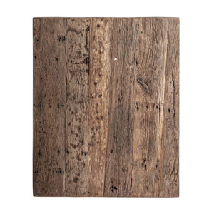 Módulo de barra de bar lahti de estilo étnico fabricado en madera recuperada en color marrón con acabado envejecido. Compatible con: 33370 33371 33372.